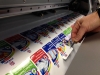 Digitally printed and contour cut labels